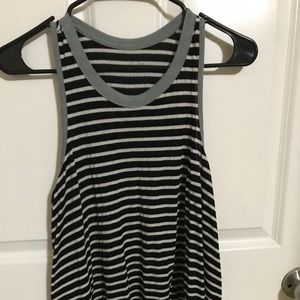 Flowy Striped Tapered Tank!
